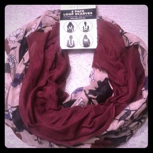 🆕 Jade & Deer 2-pack Loop Scarves